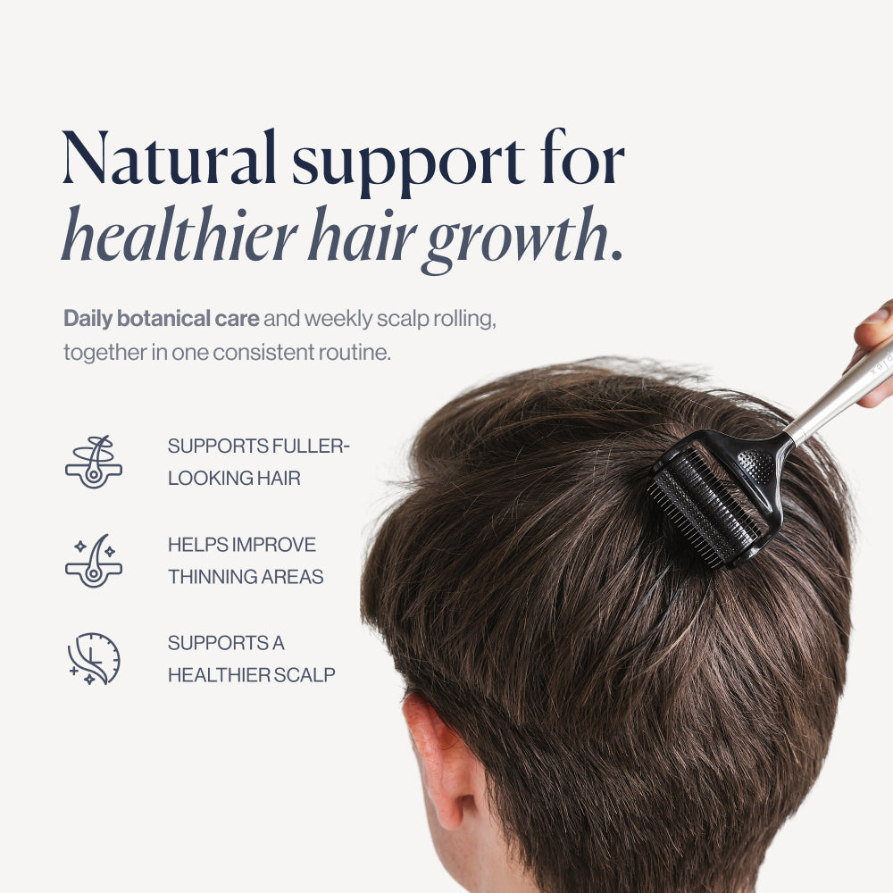 100% Natural Growth Duo natural support for healthier hair growth