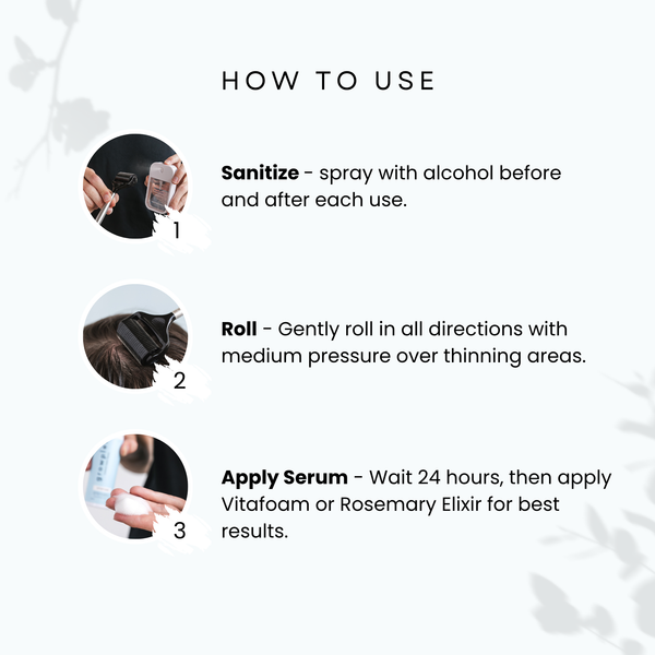 Scalp Roller 2.0 + Sanitizer