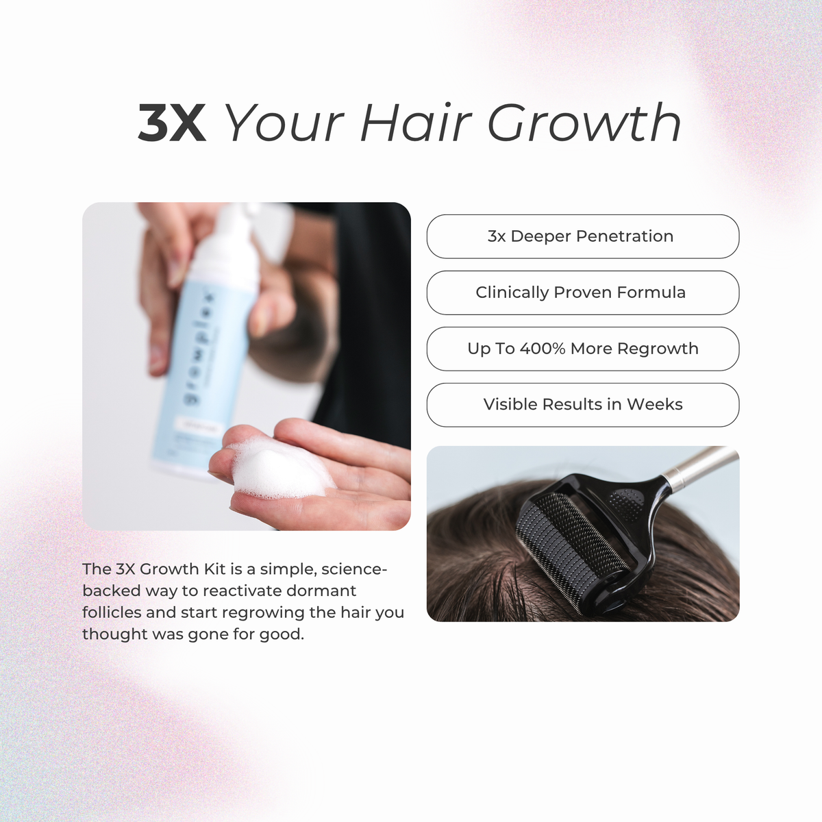 Growplex Shampoo The 3X Growth Kit™ – Growplex