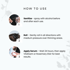 Scalp Roller 2.0 + Sanitizer