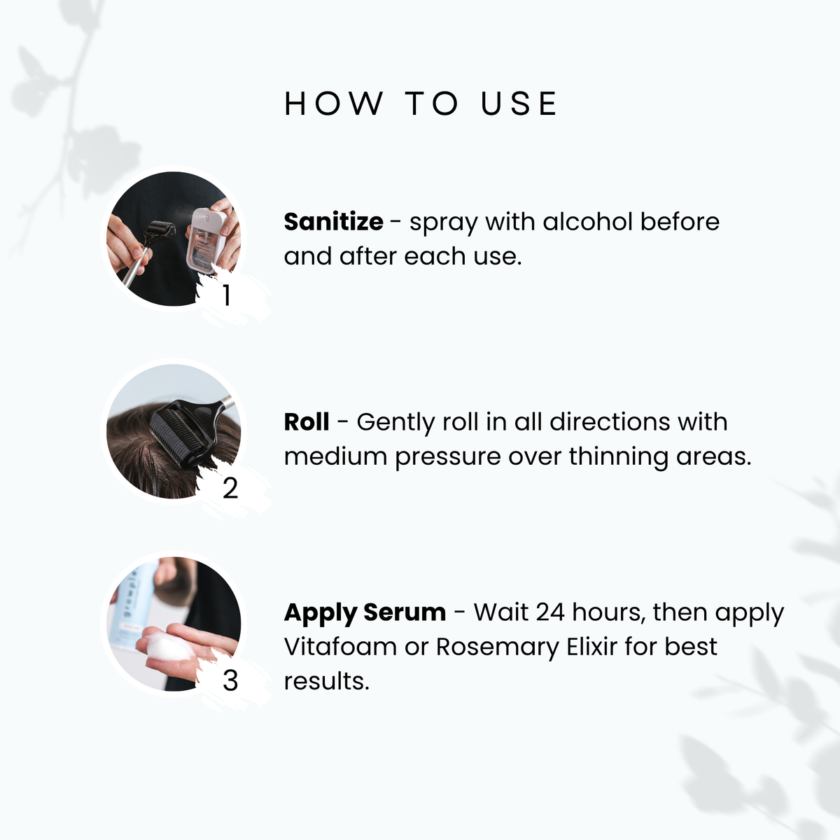 Scalp Roller 2.0 + Sanitizer