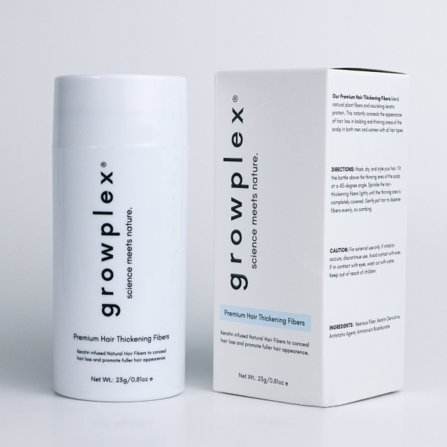 Growplex Shampoo Premium Hair Thickening Fibers – Growplex