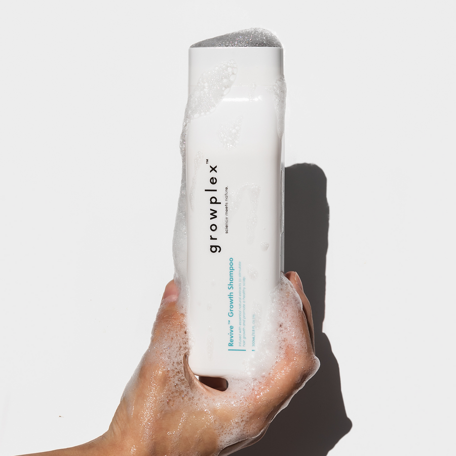 Target hair loss from the root.