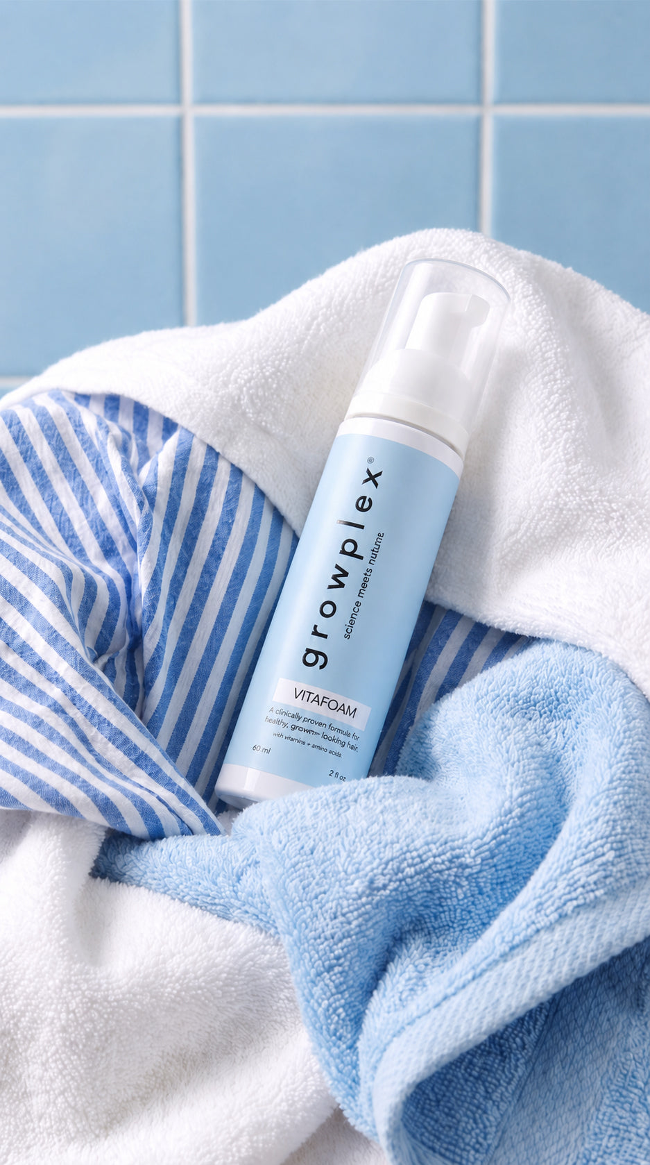 The 5% Minoxidil Foam. Without irritation.